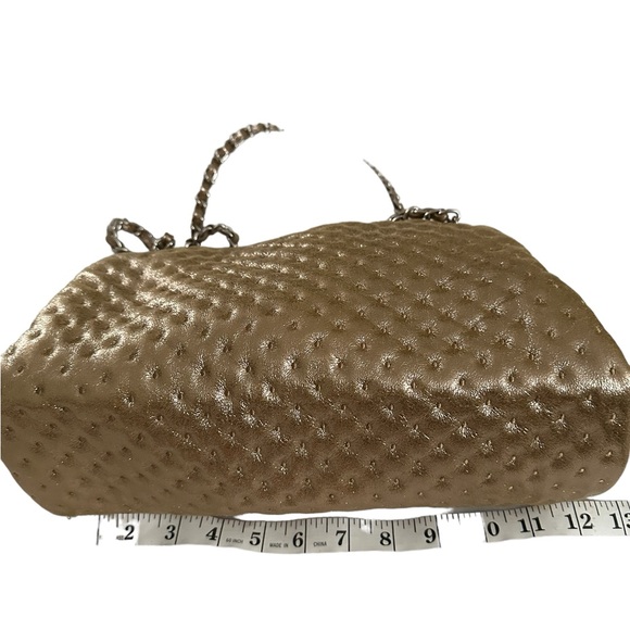 Love Moschino Metallic Gold Shoulder Bag RARE Perfect for a Wedding Party - Picture 7 of 15